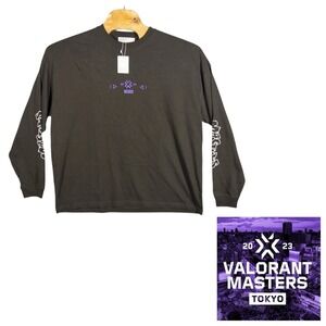 NWT Riot Games Valorant Masters Tokyo Shirt Mens Large E-Sports Gamer Video Game